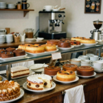 cafeteria e loja de bolos